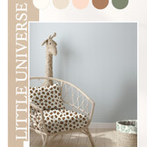 Katoen Poplin Grote Panterprint - Off White