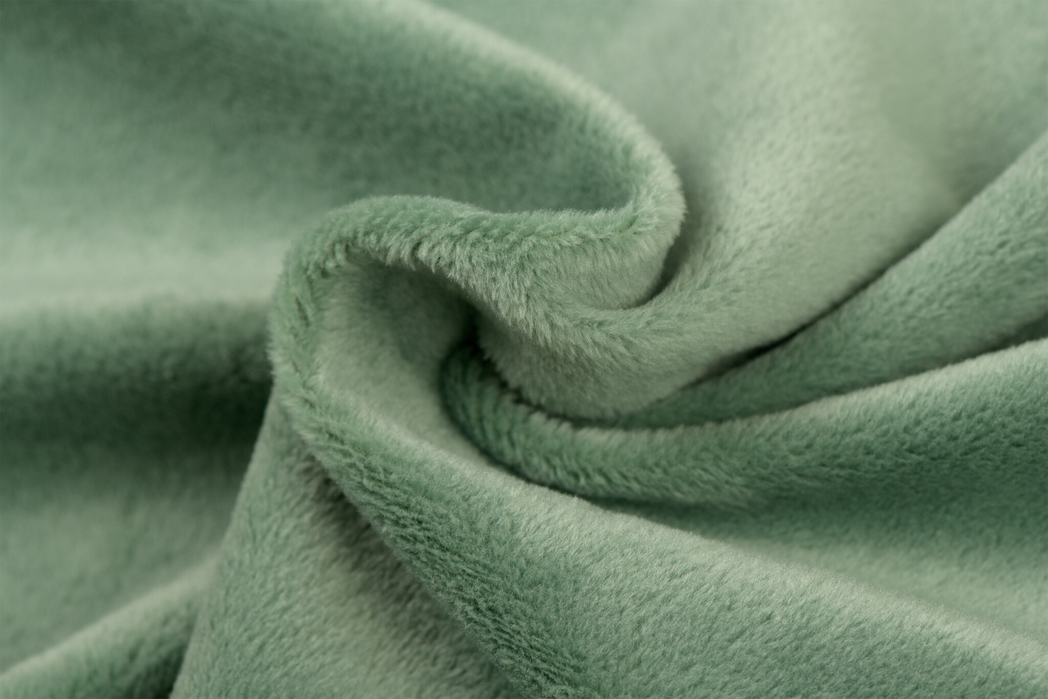 Minky Fleece Plain Rozemarijn