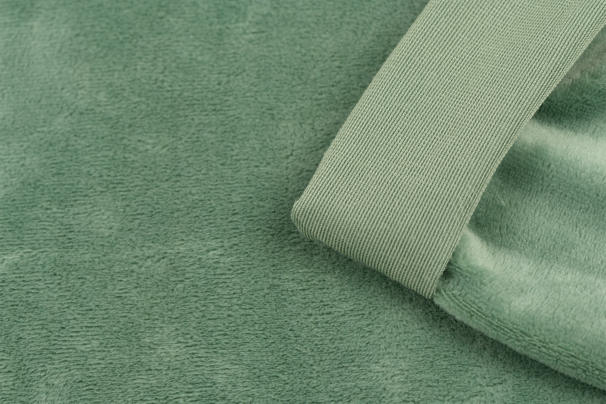 Minky Fleece Plain Rozemarijn