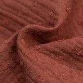 Hydrofiel Stof Dobby - Dusty Terra