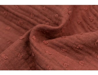 Hydrofiel Stof Dobby - Dusty Terra