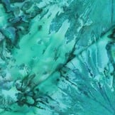 Unique Crafted Batik Katoen Stof -Emerald