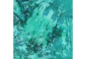 Unique Crafted Batik Katoen Stof - Emerald