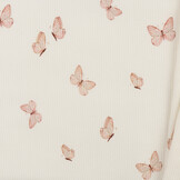 Rib Jersey Stof - Vlinders