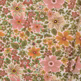 Katoen Poplin Vrolijke Veldbloemen