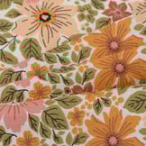 Katoen Poplin Vrolijke Veldbloemen