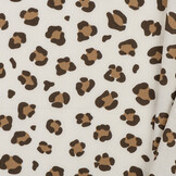 Katoen Poplin Grote Panterprint - Off White
