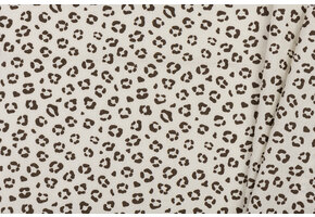 Katoen Poplin Mini Panterprint - Off White