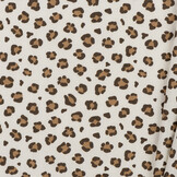 Katoen Poplin Panterprint - Off White