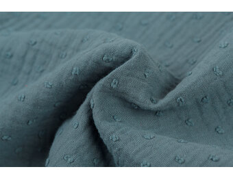 Hydrofiel Stof Dobby - Jeans