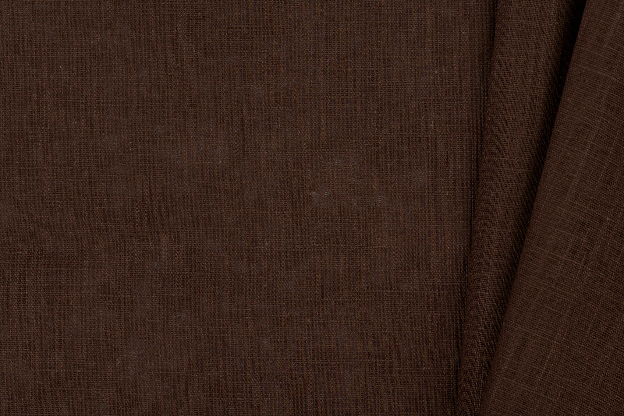 Linnen Stof Donker Bruin