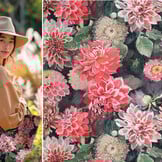 Canvas Decostof Bloemen