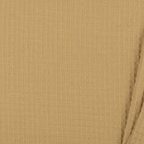 Wafelkatoen Pique Goudbeige