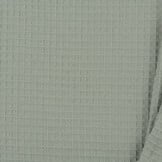 Wafelkatoen Pique Zacht Sage