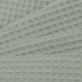 Wafelkatoen Pique Zacht Sage