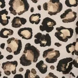 Canvas Stof Panterprint - Gebroken Wit