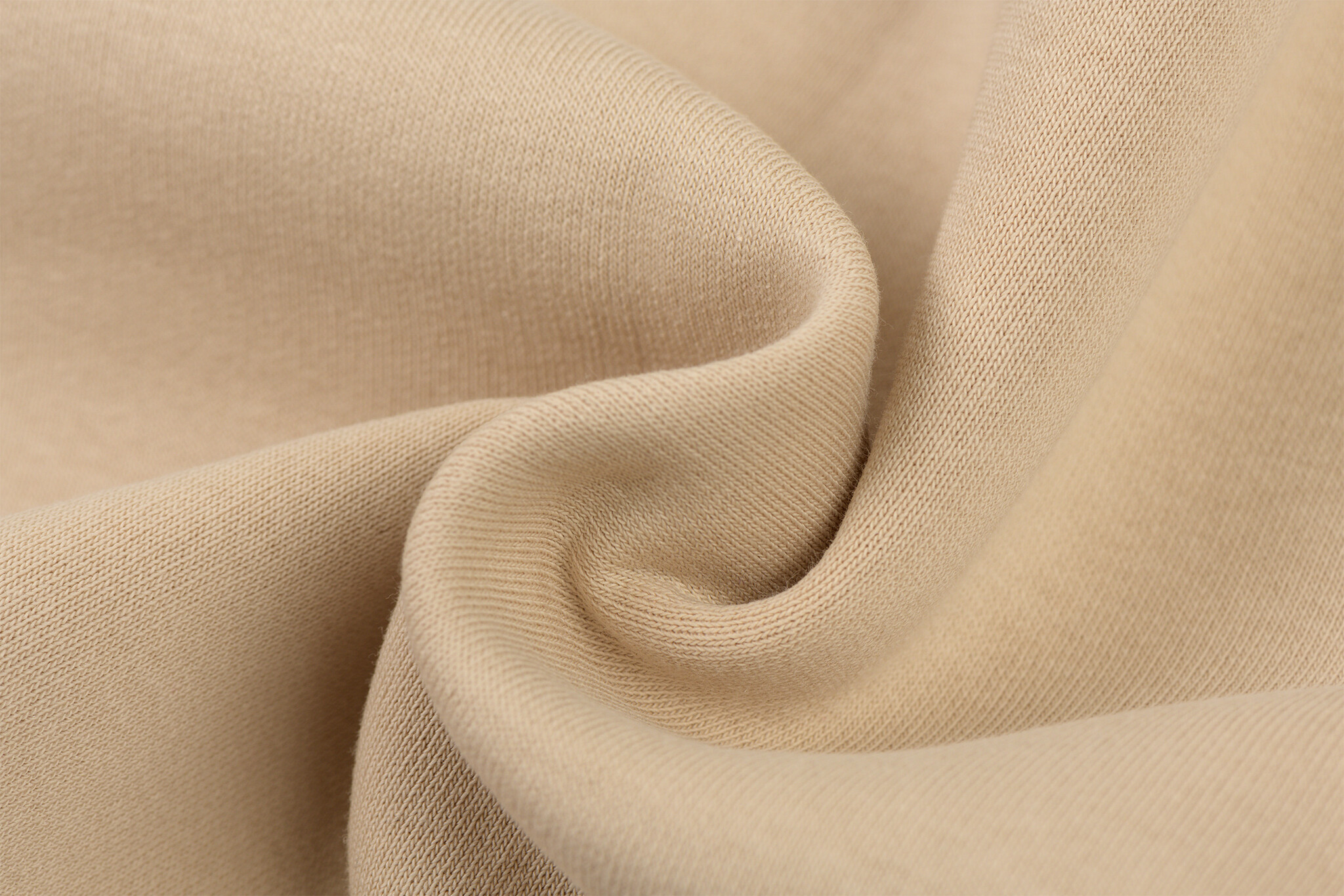 Joggingstof Licht Beige – Zacht, Warm & Comfortabel