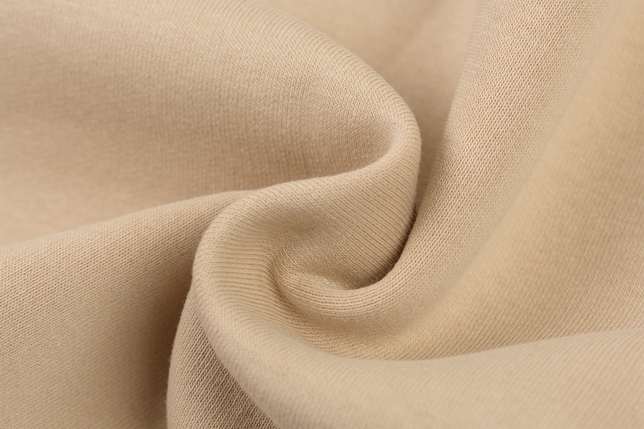 Joggingstof Licht Beige – Zacht, Warm & Comfortabel