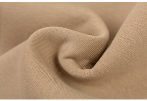 Joggingstof Donker Beige