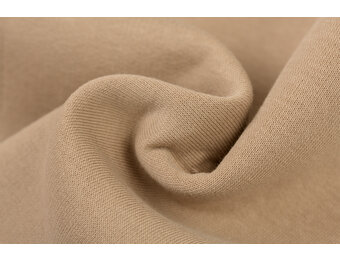 Joggingstof Donker Beige