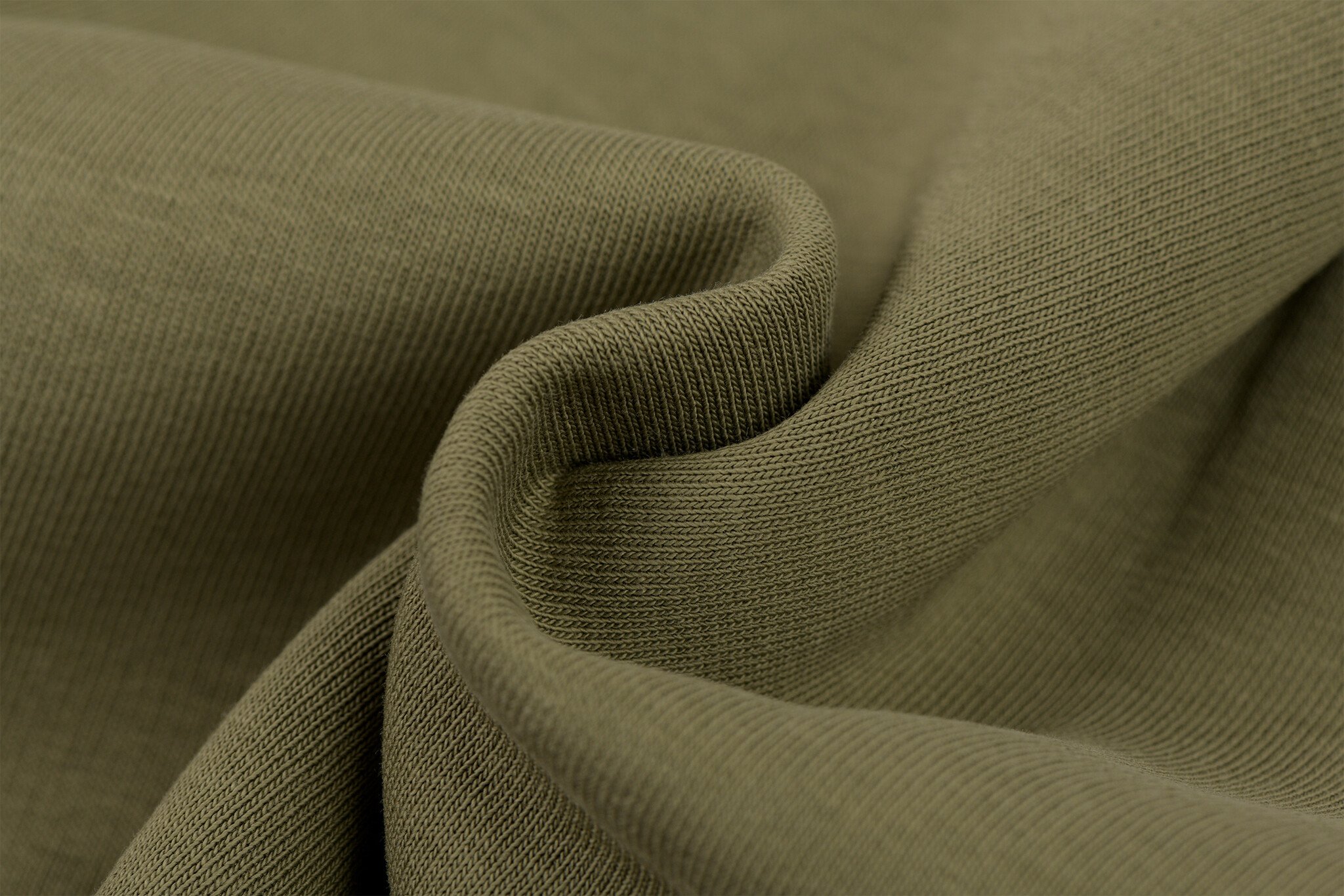 Joggingstof Olijf – Zacht, Warm & Comfortabel