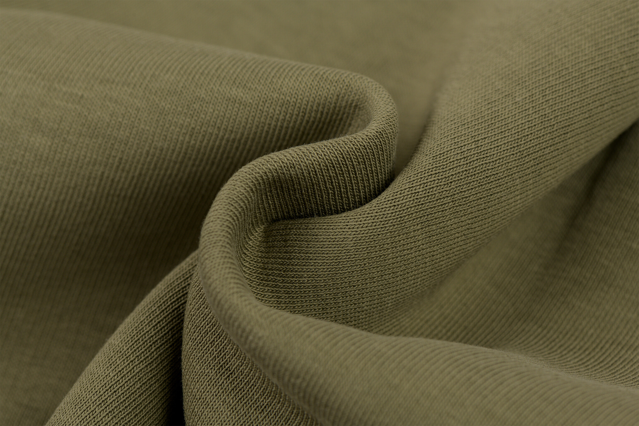 Joggingstof Olijf – Zacht, Warm & Comfortabel