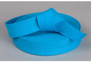 Biaisband Katoen Aqua 20mm