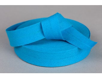 Biaisband Katoen Aqua 20mm