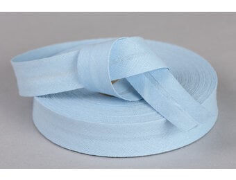 Biaisband Katoen Lichtblauw 20mm