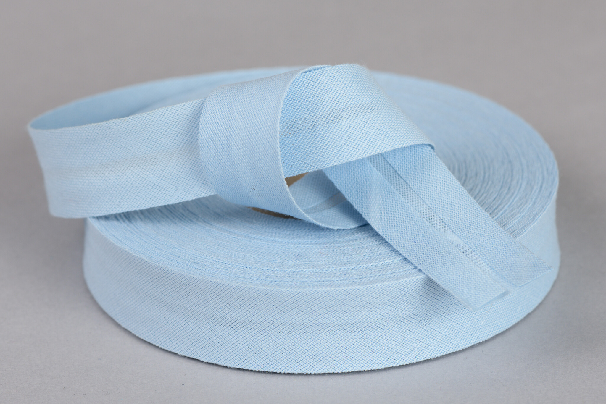 Biaisband Katoen Lichtblauw 20mm