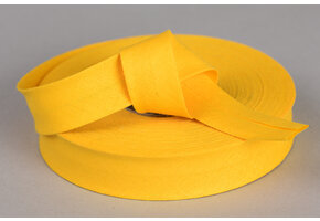 Biaisband Katoen Warm Geel 20mm