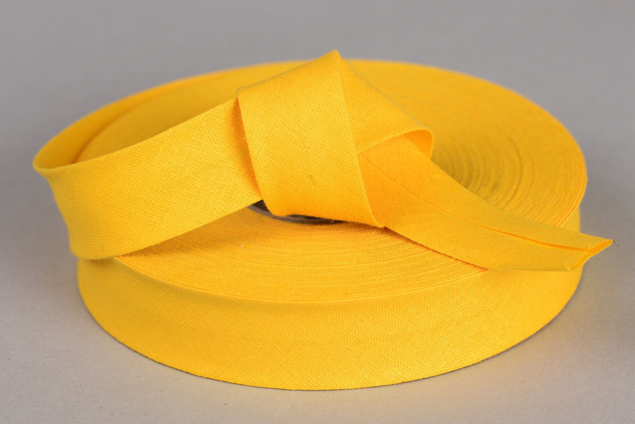 Biaisband Katoen Warm Geel 20mm