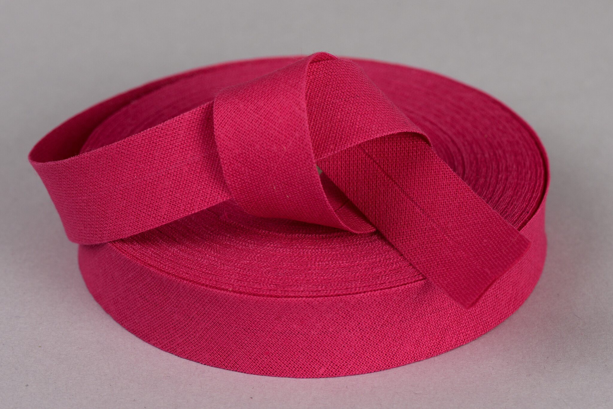 Biaisband Katoen Fuchsia 20mm