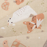 Katoen Poplin Stof - Bosavontuur - New Linnen