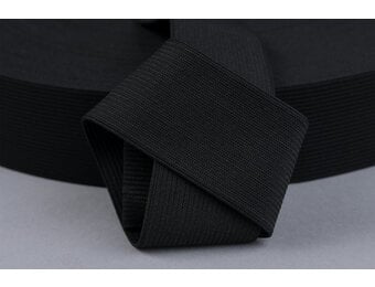 Band Elastiek 30mm Zwart