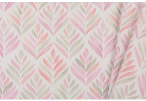 Canvas Stof Pastel Leaves