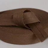 Katoenen Biaisband 20 mm Bruin – Makkelijk & Veelzijdig