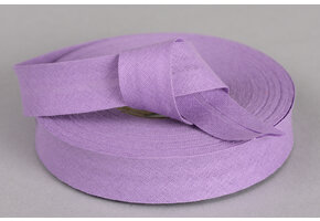Biaisband Katoen Lila 20mm
