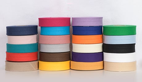 Katoenen Biaisband 20 mm Zwart – Makkelijk & Veelzijdig