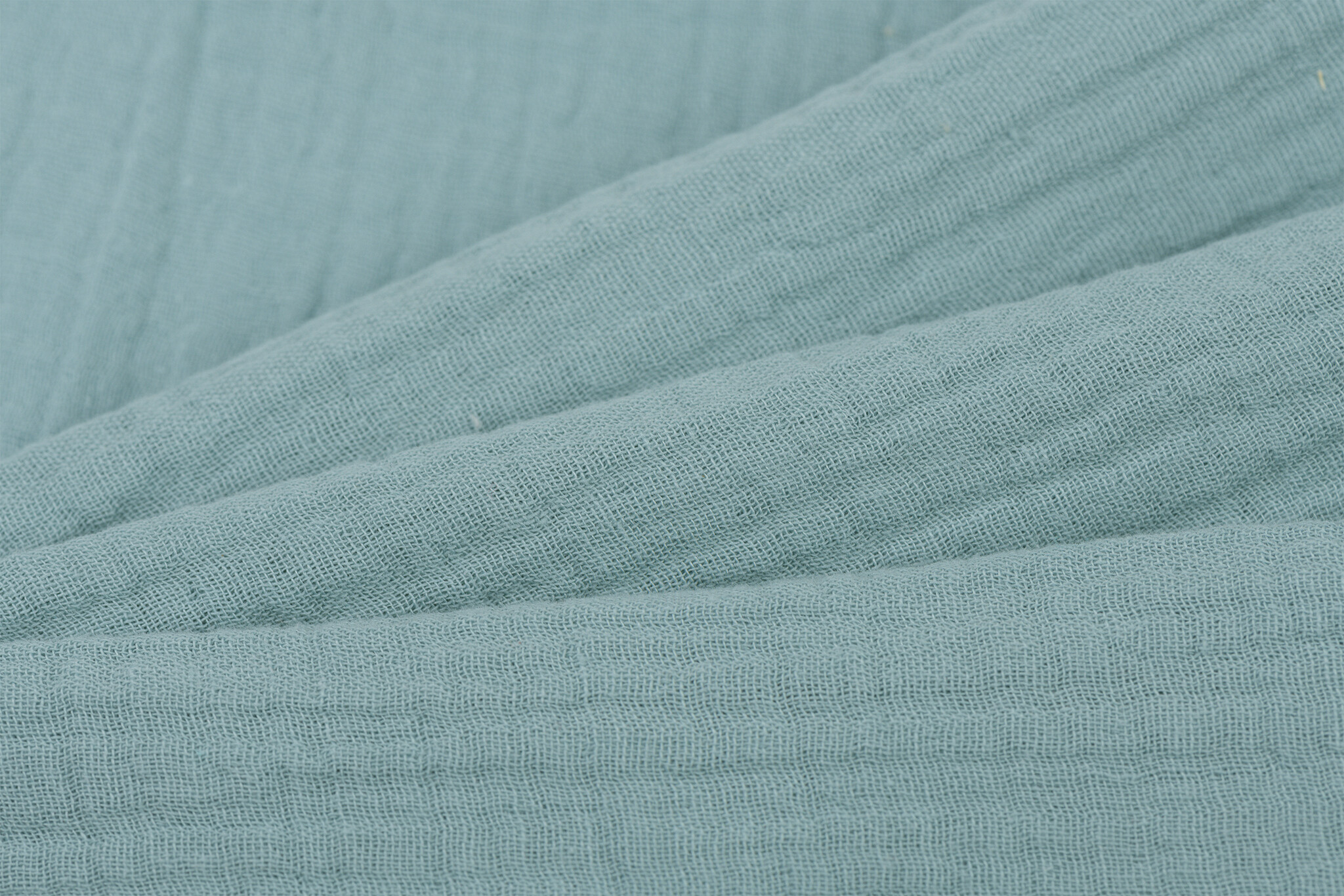 Hydrofiel Stof Teal – Zacht, Ademend en Duurzaam