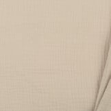 Hydrofiel Stof Licht Zand – Zacht, Ademend en Duurzaam