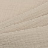 Hydrofiel Stof Licht Zand – Zacht, Ademend en Duurzaam