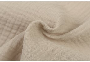 Baby Cotton – Mousseline Stof - Licht Zand