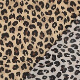 Katoen Voile Stof - Animal Skin - Camel