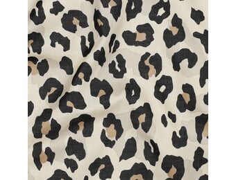 Katoen Voile Stof - Animal Skin - Zand