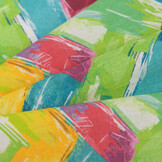 Katoen Stof Digitale Print - Zigzag Expressie