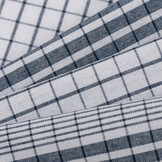 Katoen Stof - Madrasruit Donkerblauw