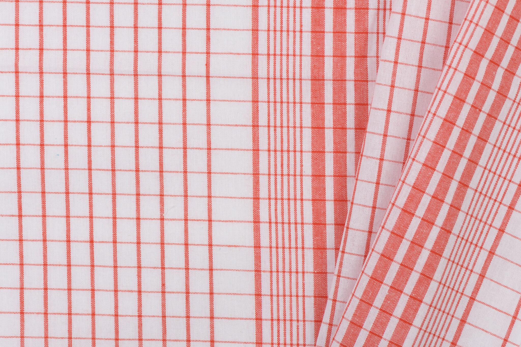 Katoen Stof - Madrasruit Rood