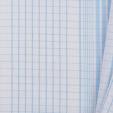 Katoen Stof - Madrasruit Lichtblauw