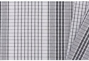 Katoen Stof - Madrasruit Zwart